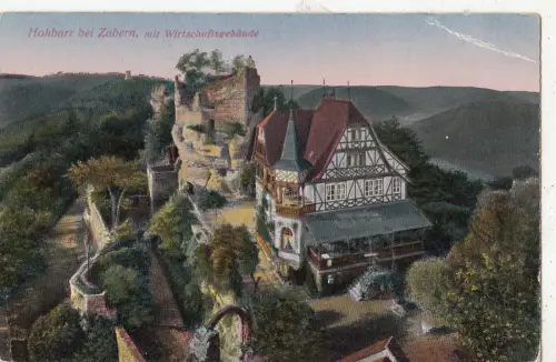 BF32378 hohbarr bei zabern saverne france wirtschofisgebauche front/back image