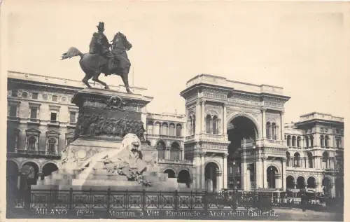 B6163 Italien Milano Monum Vitt Emanuele