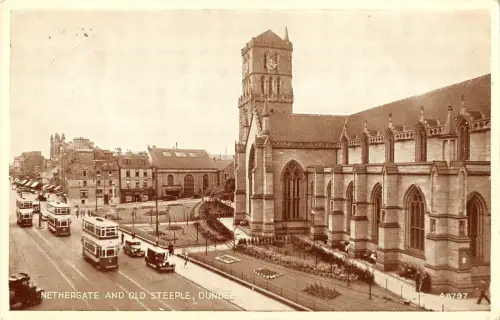 BR96868 Valentine 8797 Nethergate Old Steple Dundee Double Decker Bus Schottland
