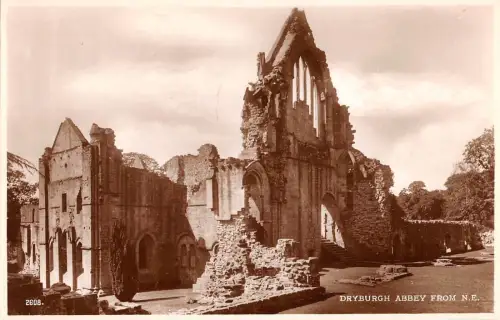BR78802 Dryburgh Abbey aus neuem Echtfoto Schottland