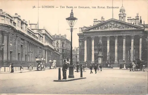 uk29069 bank of england royal exchange london echtfoto uk