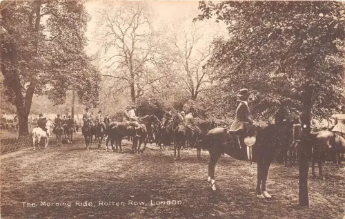 BR59701 the morning ride rotten row ride london uk