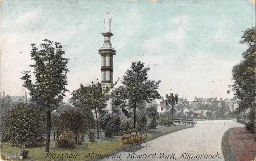 uk15757 marshall memorial howard park kilmarnock scotland uk