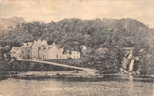 BR96576 inversnaid hotel and falls loch lomond valentine 07512 scotland