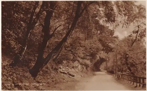 BR68830 Loch Lomonds Straßensockelleiste Schottland Richter 2031 Echtfoto