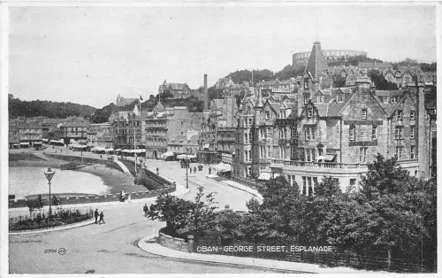br109631 george street esplanade oban scotland real photo uk