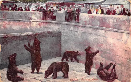 B4625 Schweiz Bern Barengraben Front/Back Scan