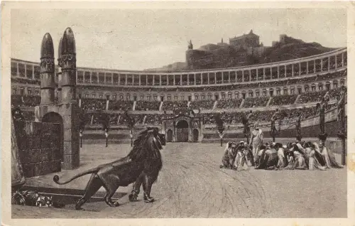 B3797 Italien Roma Circo Massimo Ultima Preghiera 1935 Front/Back Scan