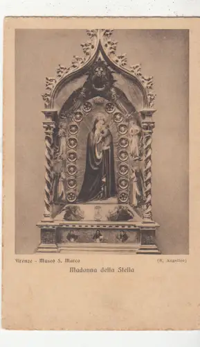 BF32731 firenze madonna della stella italy front/back image