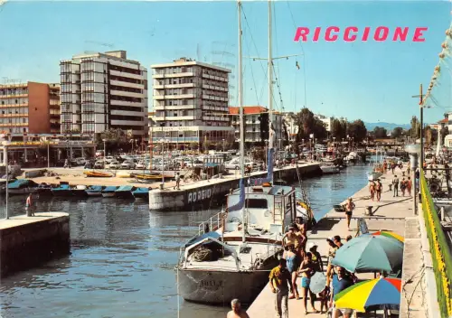 B33689 Riccione Porto canale italy