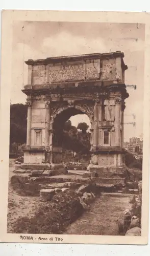 BF32527 arco di tito roma italy front/back image