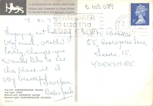 B103089 sandringham uk