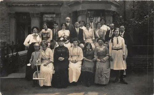 uk52360 sylvester house london real photo uk social history