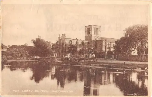 uk32569 abbey church haddington scotland real photo uk