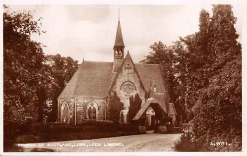 BR62819 loch lomond luss church of scotland Echtfoto