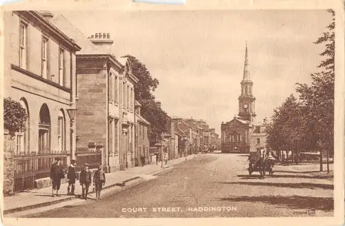 uk32573 court street haddington scotland real photo uk