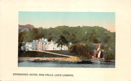 BR63567 inversnaid hotel and falls loch lomond scotland
