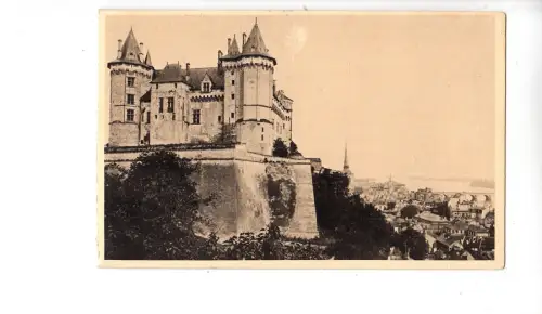 BF11378 chateau de saumur m et l france front/back image