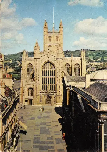 B31233 Bath Abbey The West Front uk