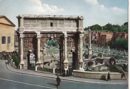 BF23352 roma arco di settimio severo italy front/back image