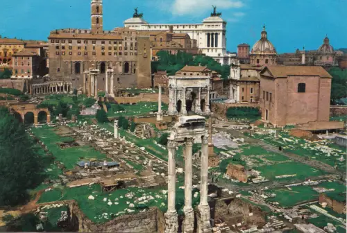 BF23483 foro romano roma italy front/back image