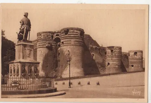 BF12400 m et l Chateau Angers Frankreich Vorder-/Rückbild