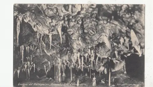 BF32456 grottes de raimpaine dinant les colonettes belgien front/back image
