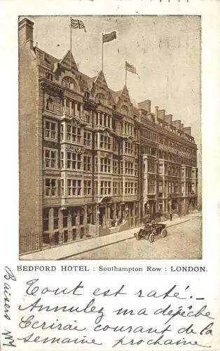 BR64307 bedford hotel southampton row london uk