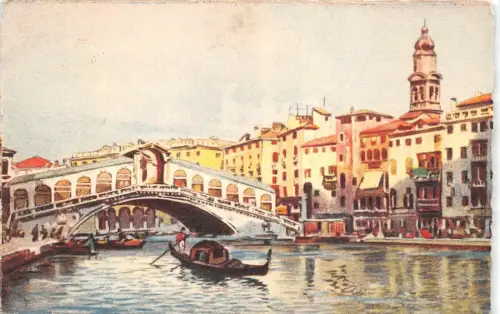 B63447 Venezia Ponte di Rialto Boote Bateaux Italien