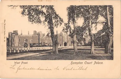 BR80350 Hampton Court Palace West Front UK