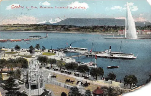 B19125 Schiff Bateaux Geneve