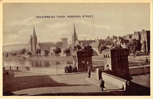 BR99529 inverness from ardross street scotland