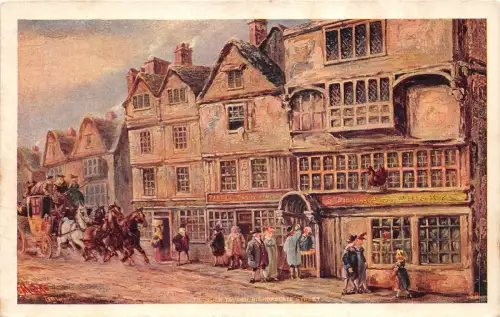 br108035 bishopsgate street london uk chariot horse