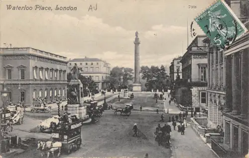 BR62919 Waterloo Place London Doppeldeckerwagen UK TCV