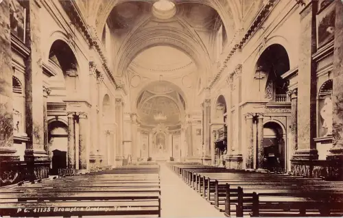 BR81758 brompton oratory london the nave real photo uk