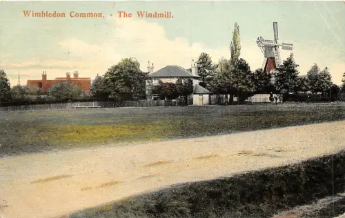 br107799 wimbledon common windmill uk london