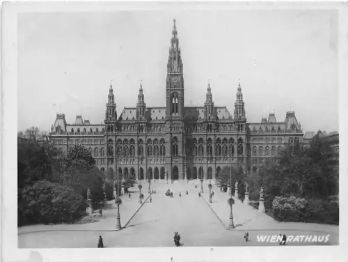 B32299 Wien Rathaus 9x6cm Österreich