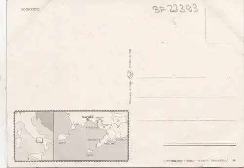 BF23393 sorrento roma italy front/back image