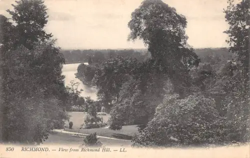 uk801 richmond hill london real photo uk