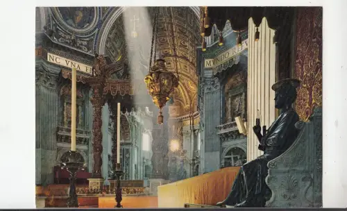 BF23403 basilica di s pietro roma italy front/back image