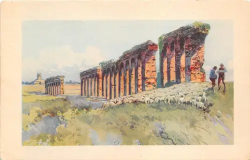 B3761 Italien Roma Acquedotto di Claudio Front/Back Scan