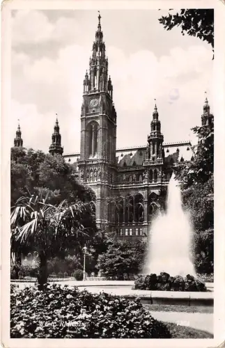 B16244 Wien Rathaus 1948 Österreich