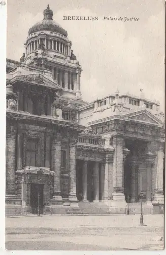 BF32428 palais de justice bruxelles belgium front/back image