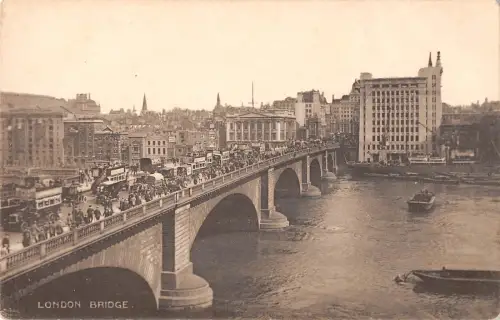 uk704 london bridge echtfoto uk auto bus doppeldecker
