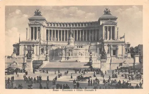 B2500 Italy Roma Monumento a Vittorio Emanuele II Front/Back Scan