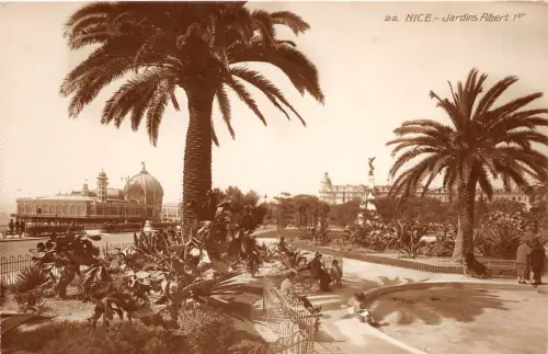 B37318 Nice Jardins Albert france
