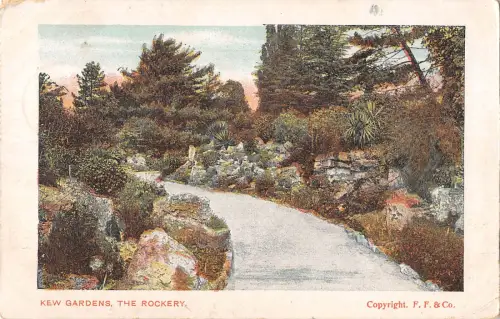 uk26410 the rockery kew gardens london uk