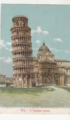 BF32524 pisa il campanile pendente italy front/back image