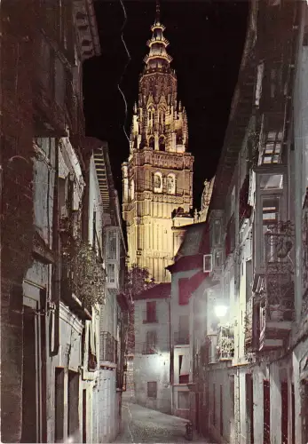 B33341 Toledo St Isabel Street and Cathedral spain