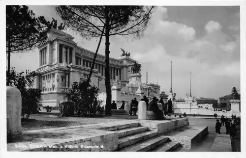 B3811 Italien Roma Monumente Vittorio Emanuele II Front/Back Scan